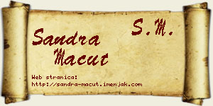 Sandra Macut vizit kartica